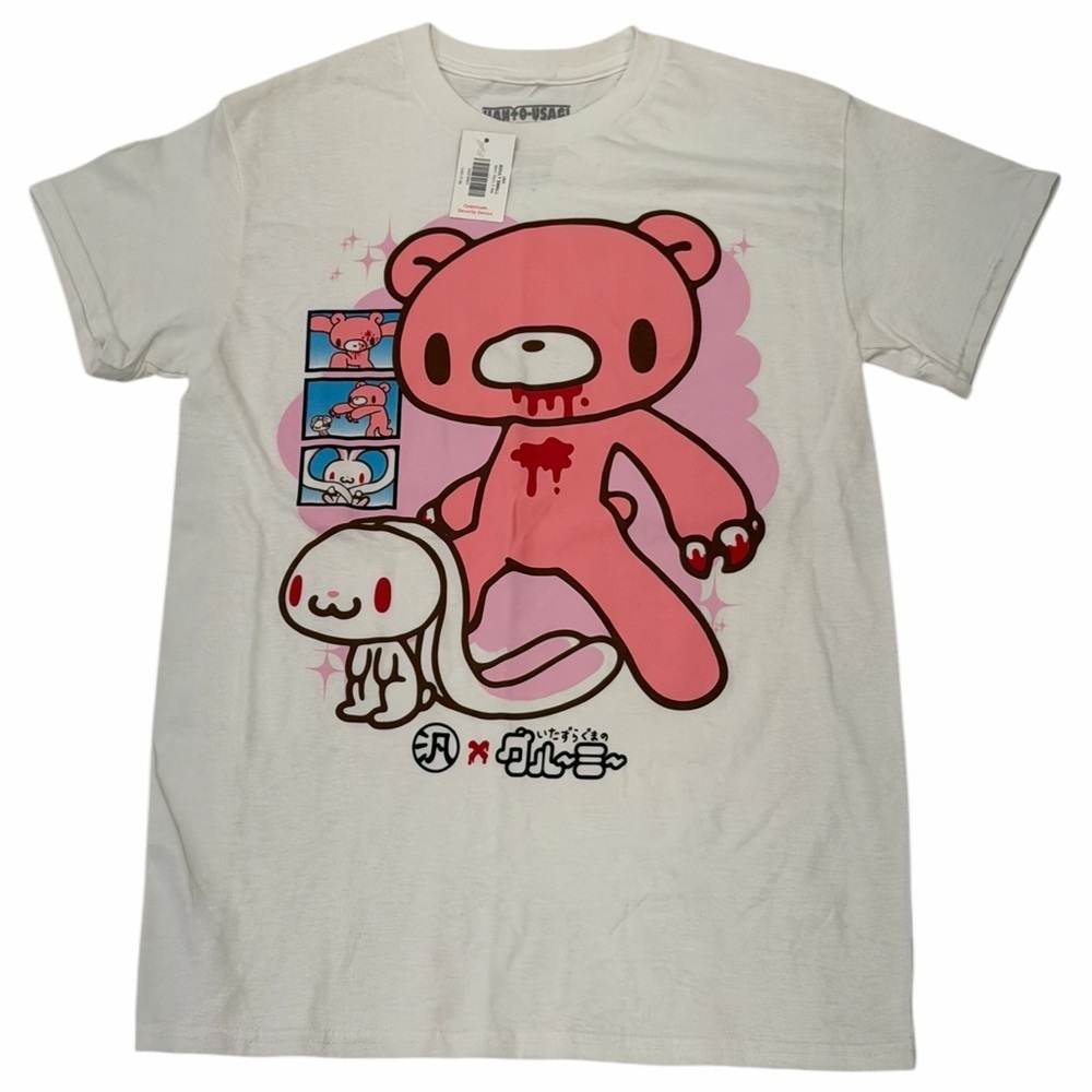 NWT Goomybear x Han-O-Usagi Kawaii Graphic Tee Anime Streetwear Small
